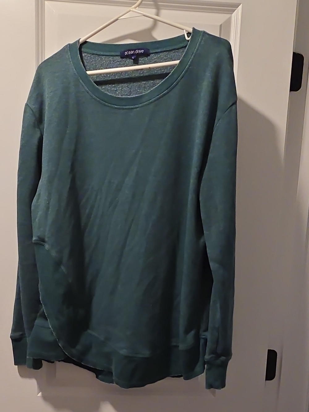 Ocean Drive Teal Crewneck Sweatshirt